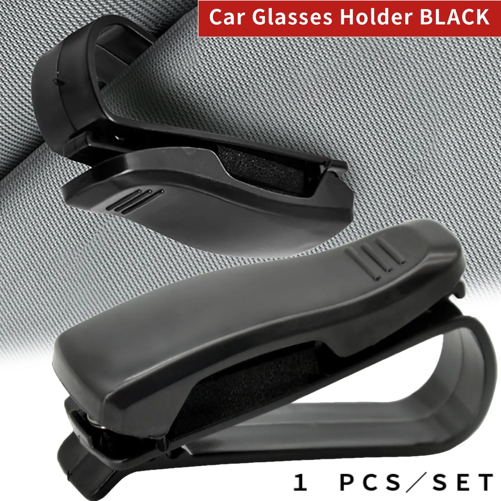 VIDOJI Auto-Sonnenbrillen-Halter-Box, Multifunktions-Brillen-Clip