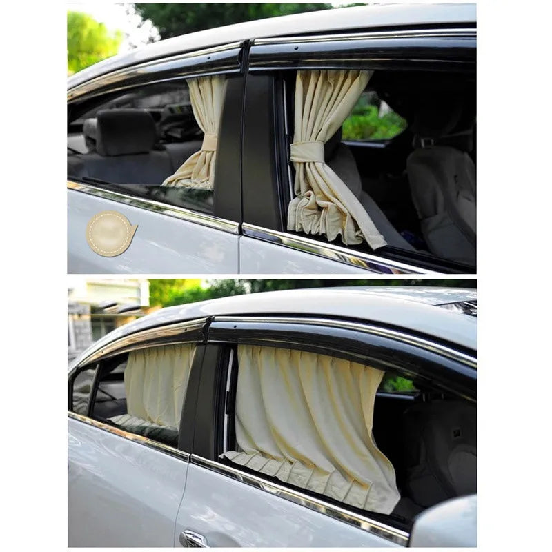 2 Pcs Universal Sunshade Car Curtain Car Side Window S