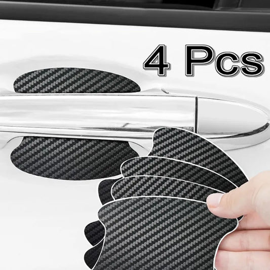 6Color 4Pcs Car Door Sticker Carbon Fiber