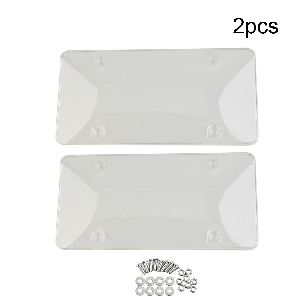 2pcs License Plate Cover Anti Speed