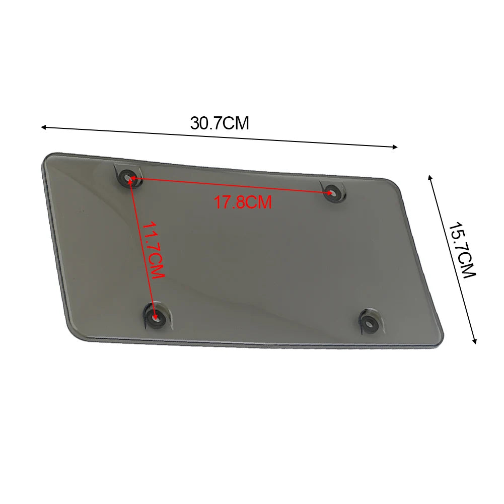 2pcs License Plate Cover Anti Speed