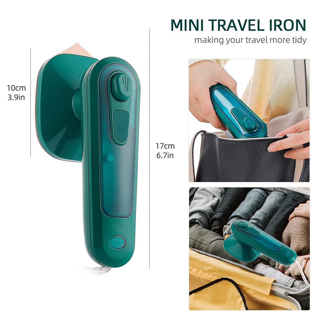 Mini Travel Iron Portable Handheld Clothes Travel Ironing Machine - ZHOFT