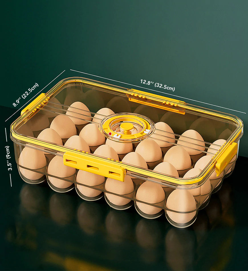 Smart Seal Timer Eggs Container - ZHOFT