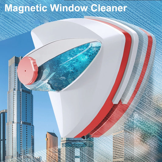Brosse de nettoyage de vitres magnétique double face