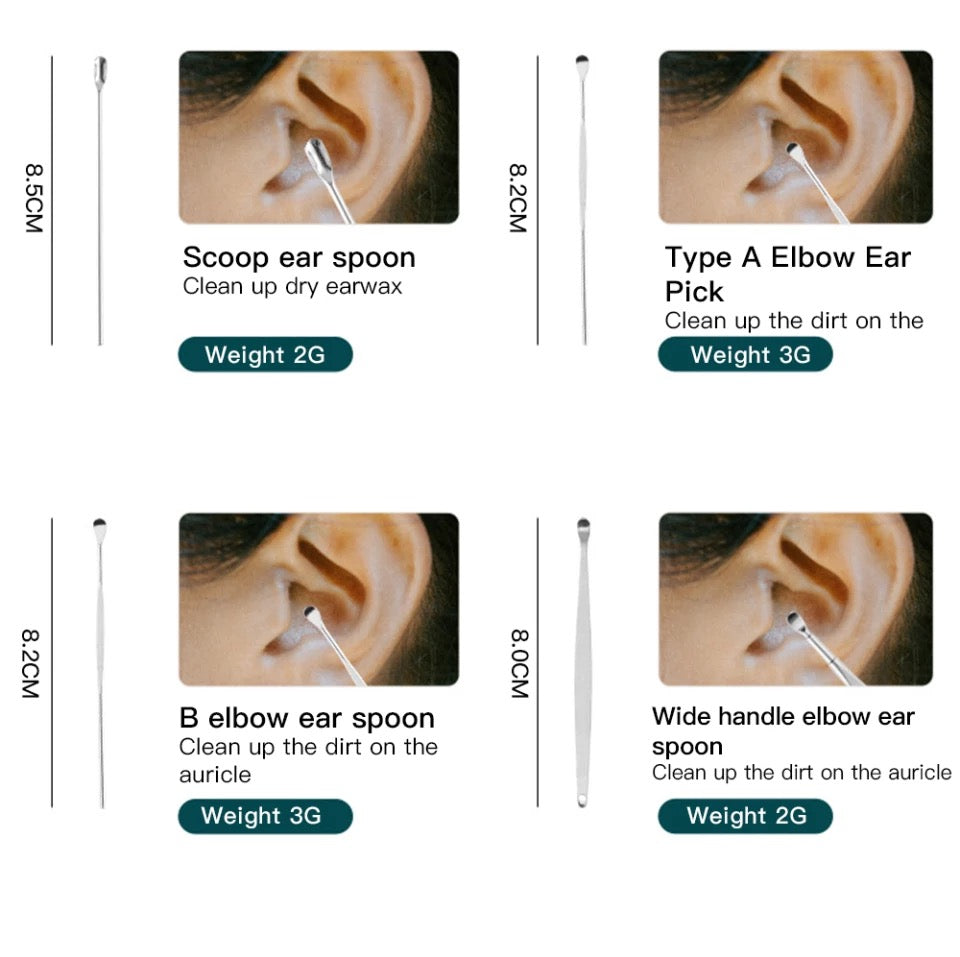 Ear Cleaner Wax Removal Earpick Stick - ZHOFT