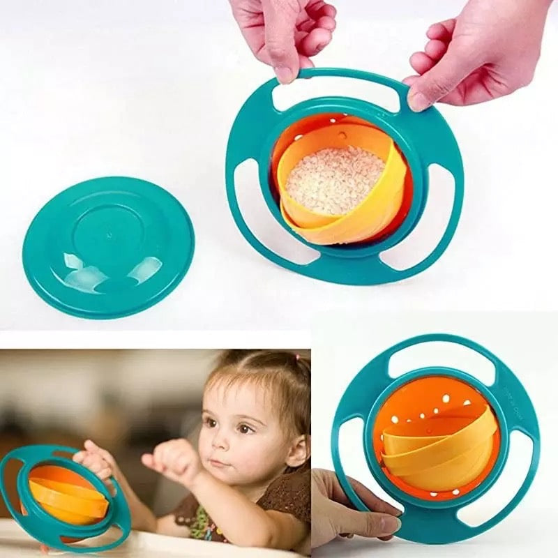 Baby 360 Rotate Spill-Proof Universal Gyro Bowl