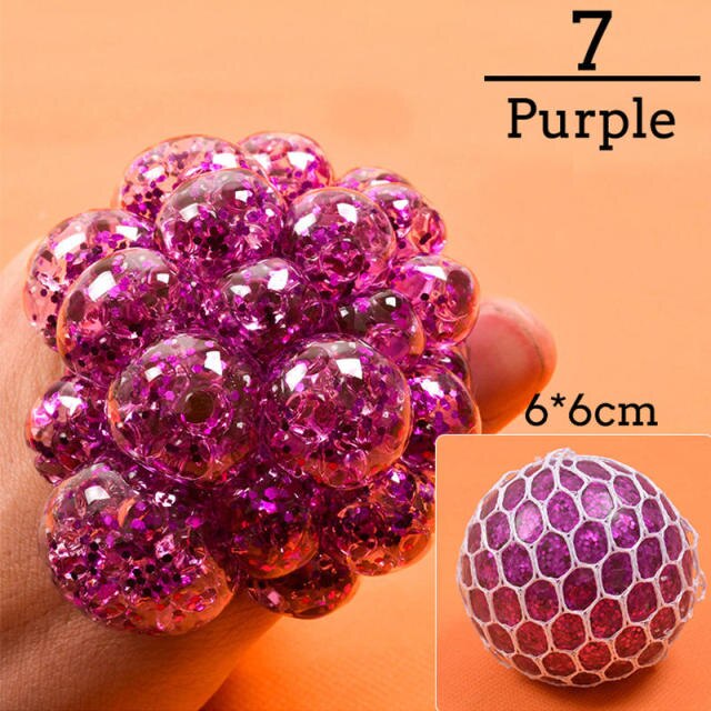 Colorful Grape Ball Anti Stress Toys
