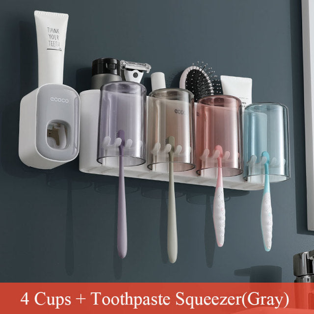 Wall-Mounted Toothbrush Holder Set - ZHOFT