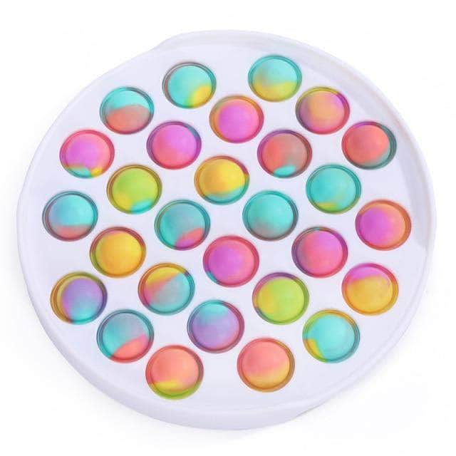 Jouets sensoriels colorés à bulles Popit Fidget Push Pops 