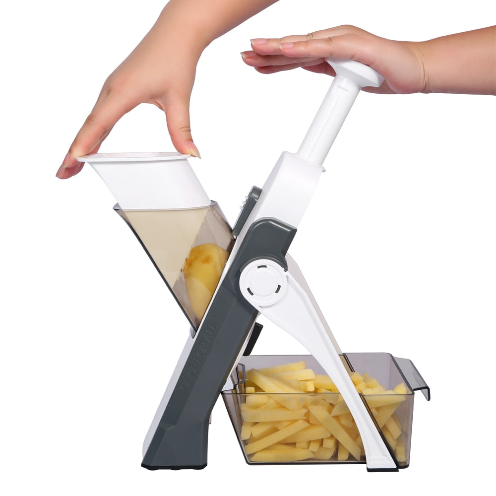 All-in-one Push Style Vegetable Chopper