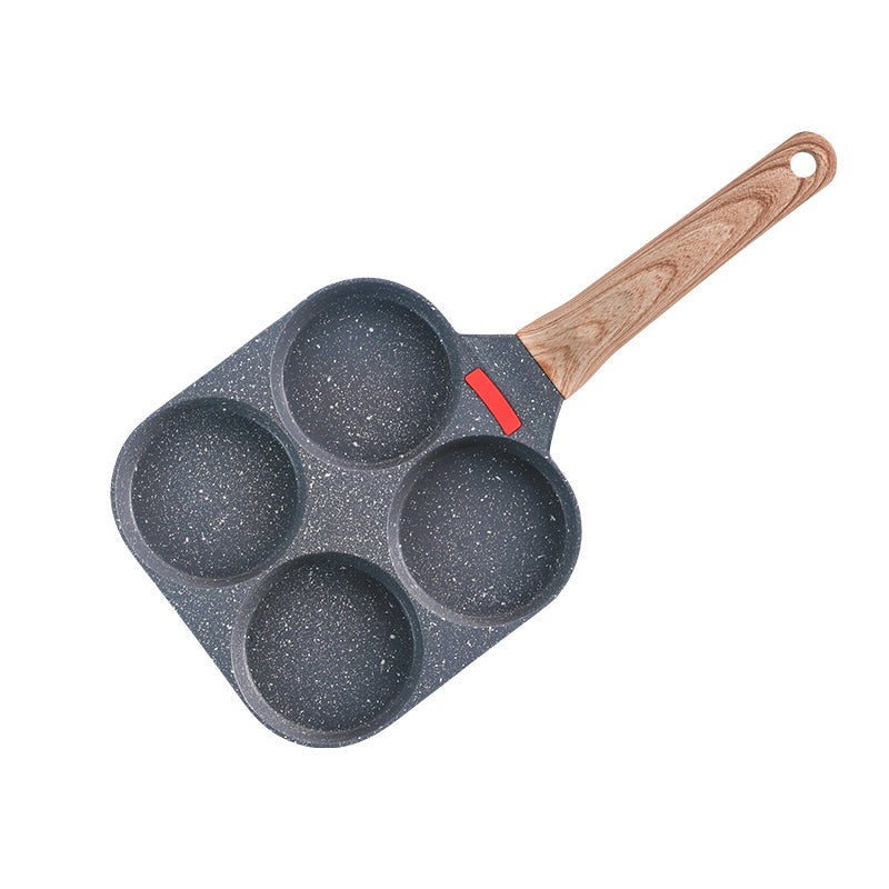 2/4 Holes Non Stick Egg and Steak Frying Pan