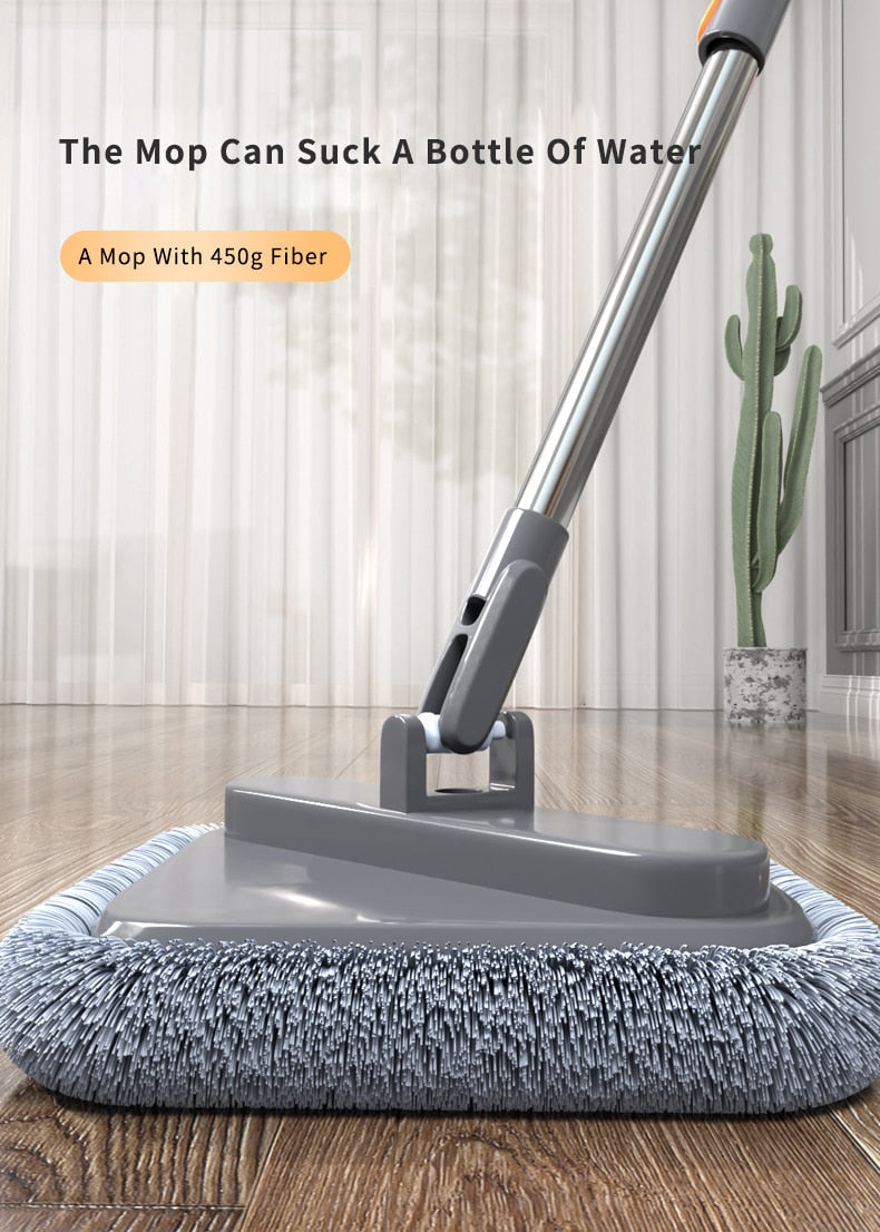Self-Cleaning Rotary Square Mop With Bucket