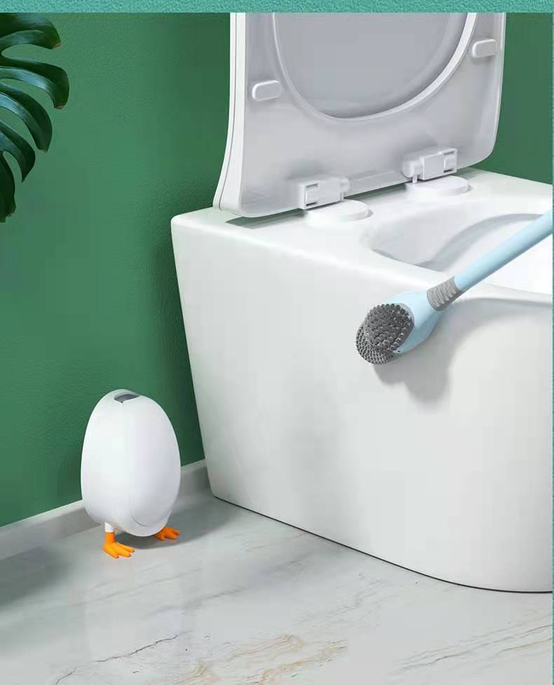 Duck Shape Silicone Toilet Brush - ZHOFT