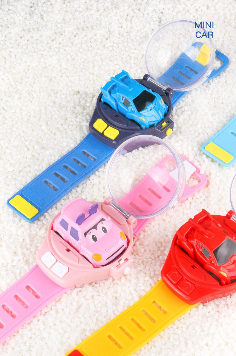 Small Car Analog Watch Remote Control Batteryed Toys