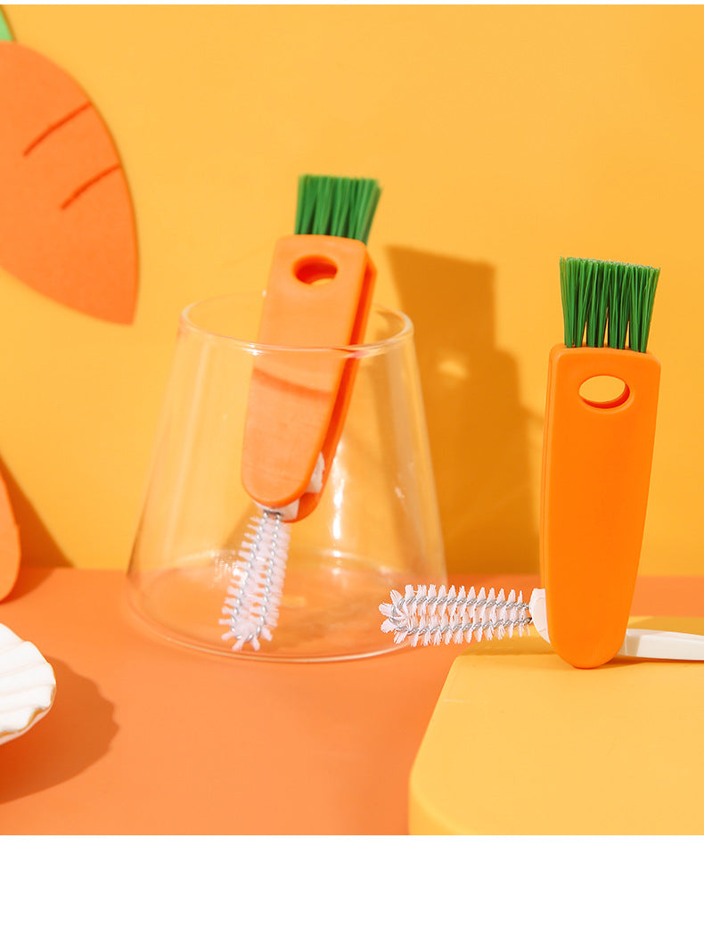 Three-in-One Cup Lid Cleaning Brush