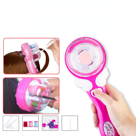 Machine de tissage de cheveux de bricolage électrique de tresseuse de cheveux automatique de fille 