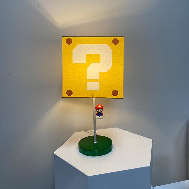 Lampe de table de chevet de chambre à coucher Super Mario Simple Creative