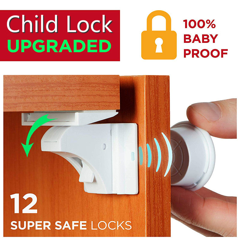 Magnet Protections Cabinet Lock Door Children Locker
