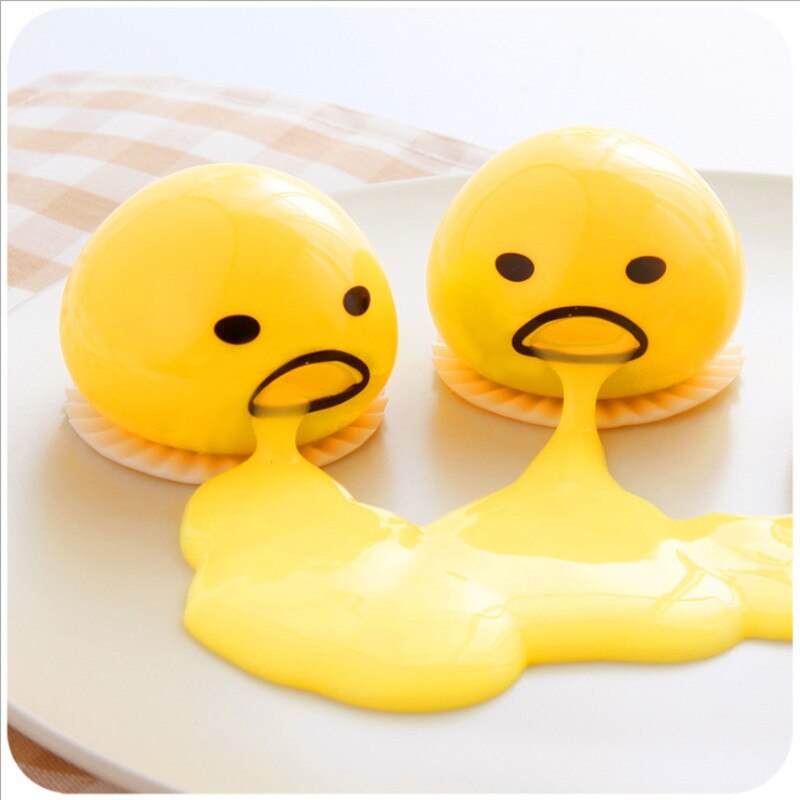 Vomiting egg yolk Anti Stress Toys