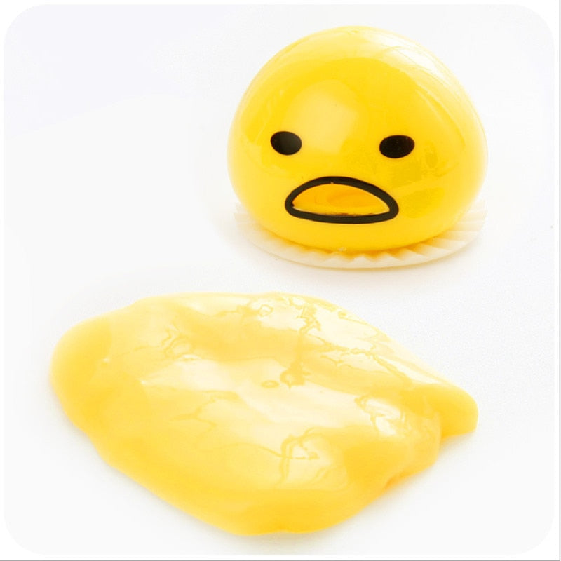Vomiting egg yolk Anti Stress Toys